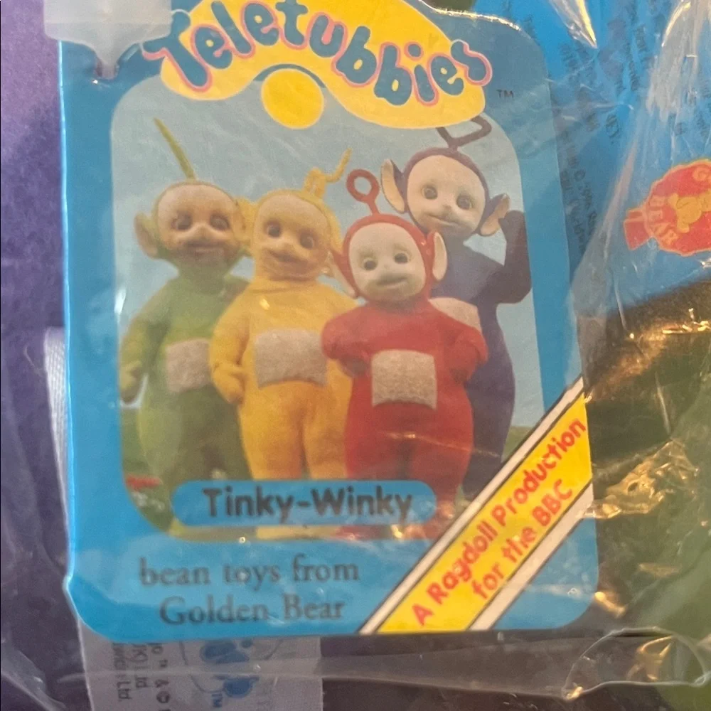 1996 Teletubbies Plush Set of 4 NWT Ragdoll- Golden Bear UK –